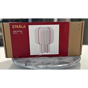 IKEA STRÅLA table lamp White/Red by Lukas Bazle